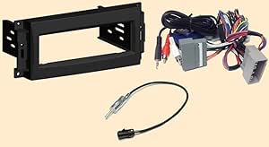 Radio Stereo Install Single Din Dash Kit + Steering control wiring