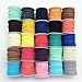 PEPPERLONELY Brand, 25 Rolls Faux Leather Suede Beading Cords