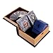 Grimoire Pro Tour, Arbiter | Wooden Spellbook Style Fabric Lined Portable Deck Box for MTG, Yugioh, and Other TCG | 350+ Card Capacity