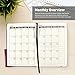 Daily Planner 2019, Ohuhu Daily Planner Calendar, Daily, Weekly, 6-Month Planner with Pen Holder, Agenda Book for Organizer, Enterprise, College, Undated, 5 × 8.25 (Black)