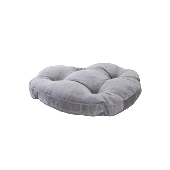 MagiDeal 40x40cm Weiche Stuhlkissen Sitzkissen für Esszimmer/Garten, Runde - Grau