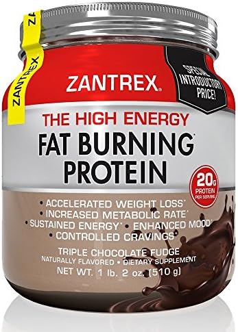 Zantrex High Energy Fat Burning Protein Triple Chocolate Fudge 542 Grams