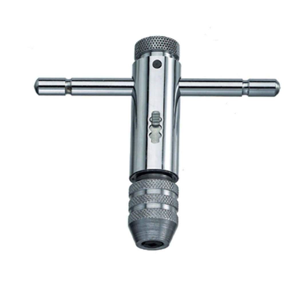 Stahlwille 77390001 12915 Steel Ratchet Tap Holder, Chrome Plated, Size 1, 85mm Length
