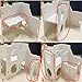 kathson Wooden Hamster House Hideout Hut Rat Hideaway Exercise Toys for for Small Animals Like Dwarf Hamster and Mouse(Pink)