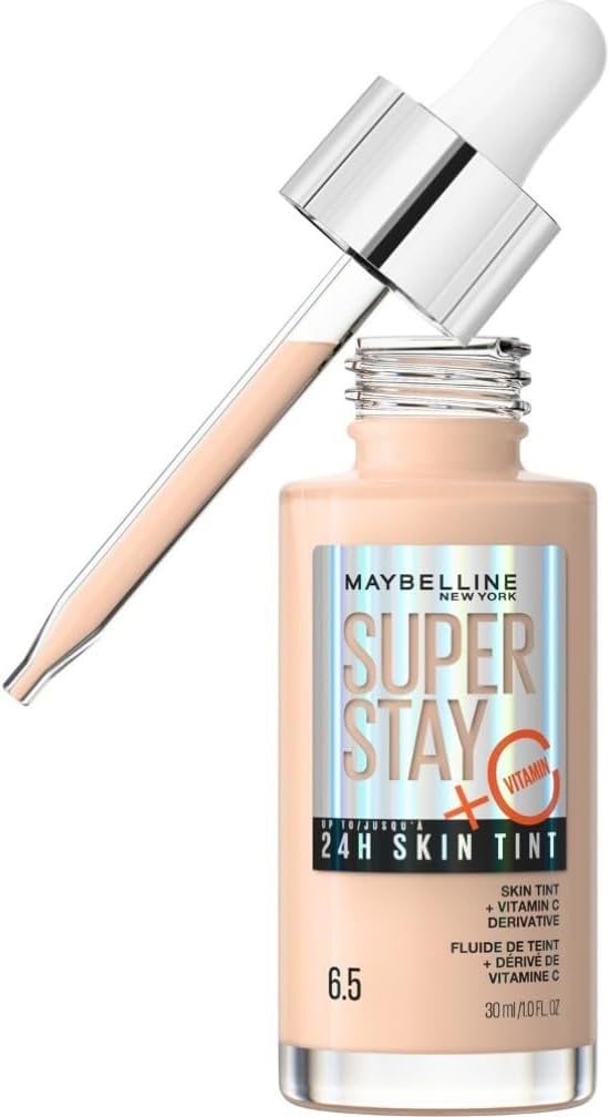 Maybelline Super Stay Skin Tint Foundation Vitamin C 06.5 Vegan 24H Wear