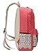 Veenajo Casual Lightweight Cute Dot Canvas Laptop Bag Shoulder Bag School Backpack (Pink)
