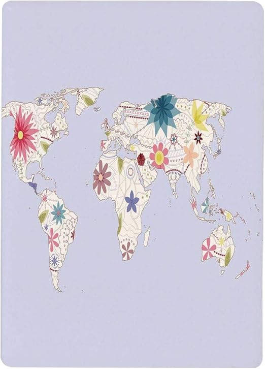 Amazon Co Jp ウォールステッカー 花の世界地図 パステルトーンの花とレトロなスタイルの地図子供の女の子アトラスイラスト装飾 クリーム ライラック40x60cm ウォールペーパー シール 模様替え 剥がせる ヨーロッパ 風景 景色 海 お洒落 で 可愛い 大きい サイズ Home