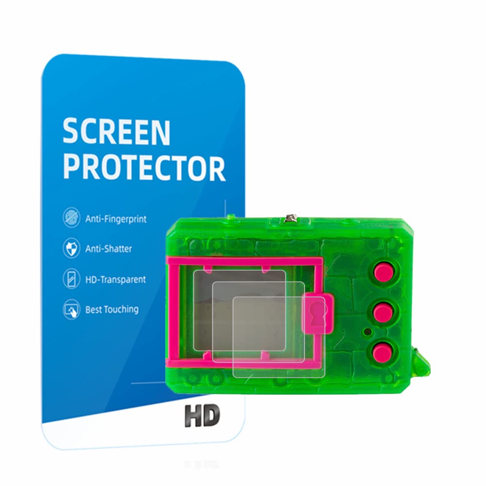 Photo 1 of MIHENCE [ 3PCS Compatible for Digimon Bandai Original Digivice Screen Protector, PET Premium Real HD Protective Film Compatible for Digivice Virtual Pet Monster