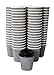 [600 SET]Harvest Pack 8 oz Disposable Coffee Cups, Insulated Ripple Double-Walled Paper Cup with Lid, Black and White Geometric, Tea Hot Chocolate Drinks To go coffee cups