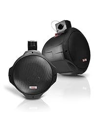 Pyle 6.5 inch 200 Watt Altavoces Two way Junta de encendido (1 par), Negro