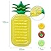 ThinkMax Adult Pool Float 72'' Giant Pineapple Inflatable Pool Floaties with 3 Cup Holders, Summer Beach Swimming Pool Party Raft Lounge for Kids Dogs