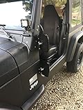 Doors Off - Jeep Wrangler Side Hinge Mirrors (1976-2017) JK TJ CJ YJ