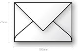 Clairefontaine 5880C Pack of 20 Burgundy Envelopes 7.5x10cm 120 g/m² view 2