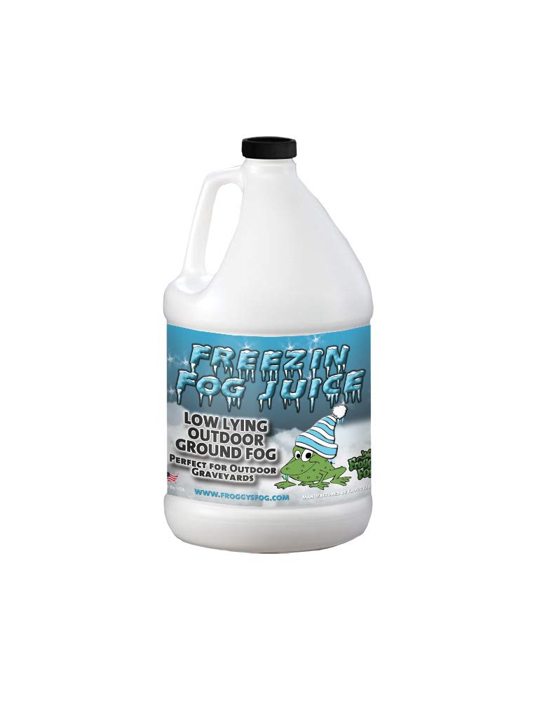 Freezin Fog - Outdoor Low Lying Ground Fog Fluid - For Halloween, Theatrical Effects, Haunted Attractions (1 Gallon)