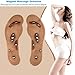 Lolicute Massage Insoles，Health Foot Magnetic Therapy Magnet Acupressure Shoe/Boots Pads for Men Women (L)