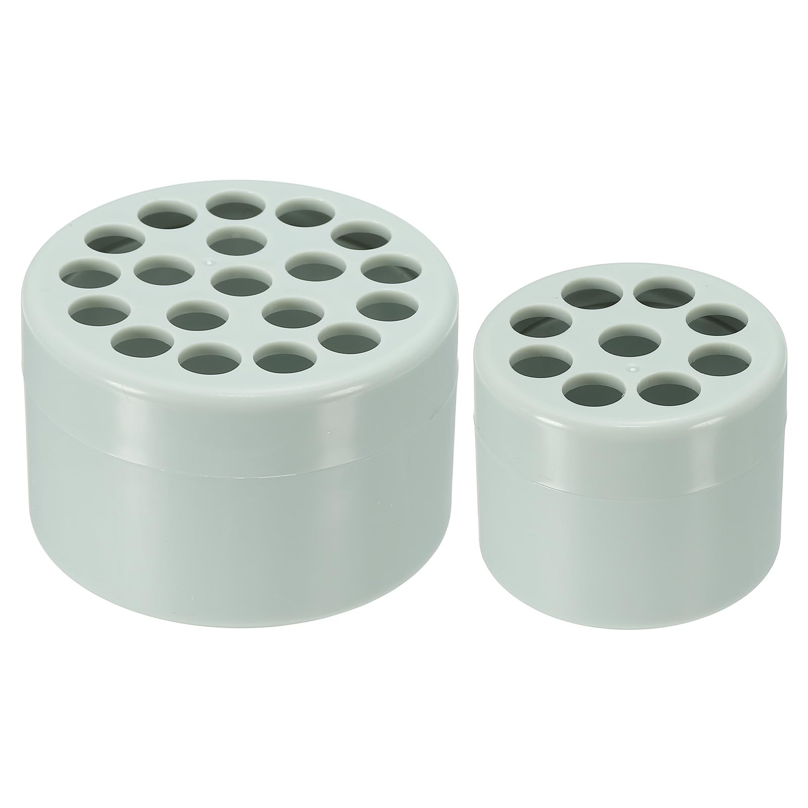 PATIKIL Spiral Flower Stem Holder, 2 Pcs Spiral Stem Holder Small & Large Spiral Ikebana Stem Holder for DIY Flower Vases Decoration, Green