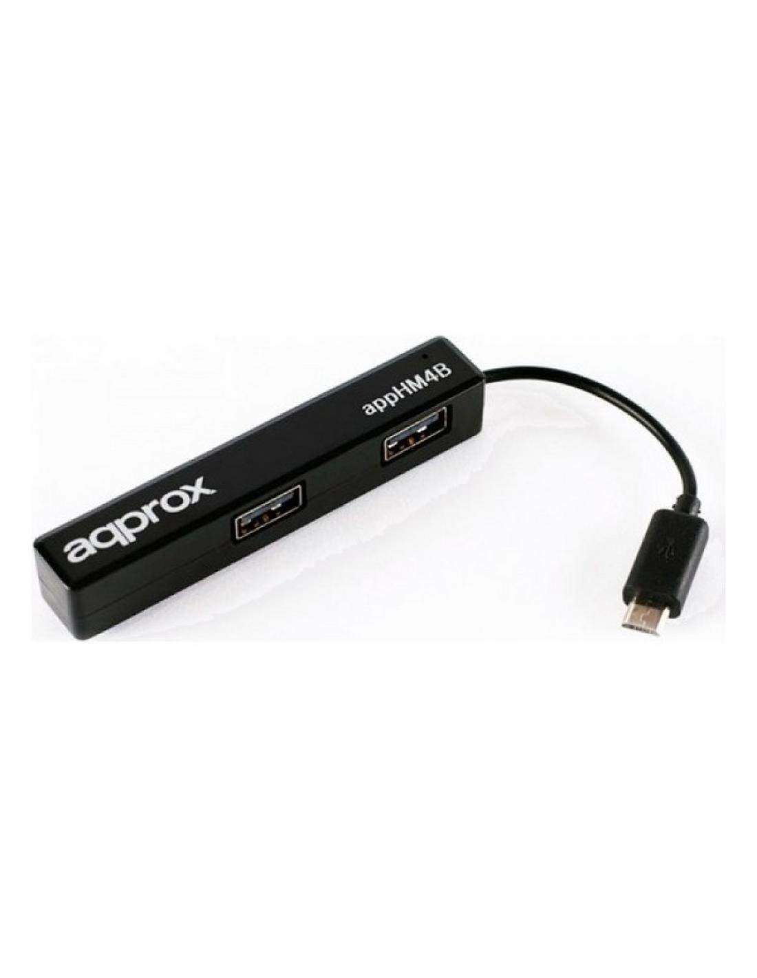 Approx USB 2.0 4 Port Hub for Tablets - Black