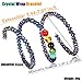 Crystal Wrap Bangle Bracelets for Women - Fashion Boho Strand Bracelet Made with Swarovski Crystals, Bead Bracelets for Girls, Best Friend Best Gifts for Valentine's Day, Birthday, Mother's Day