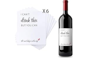Pregnancy Announcement Wine Labels Baby Annoucement Gifts for Friends Family Parents Funny Baby Reveal Wine Bottle Stickers P