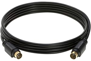 S-Video Cable 4 Pin Male 75 Ohm Patch Cord 6ft 12ft 25ft 50ft for DVD HDTV (6FT)