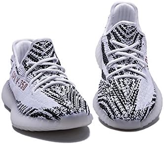 HongYo Fashion 350 V2 Shoes Breathable Mesh Sport Running Sneaker For Men Women Couple - White Zebra Color Sneaker