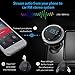 AGPtek Wireless In-Car Bluetooth 4.2 FM Transmitter Radio Adapter Car Kit with Faster USB Car Charger and Hands Free Calling, Support TF Card and USB Flash Disk Play