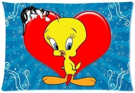 Smile Of Cherry Vitality Tweety Bird Pillow Case Cover Pet Pillowcase Size 20*30(two sides)
