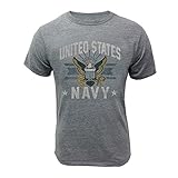 Armed Forces Gear Men's US Navy Vintage Basic T-Shirt