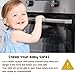 Baby Safety Locks - Child Proof Adjustable Latches for Cupboard Doors and Drawers Dresser Doors Closet Toilet Seat Oven Refrigerator Appliances,8 Pack Brown,Free 9 Extra Adhesive Pads