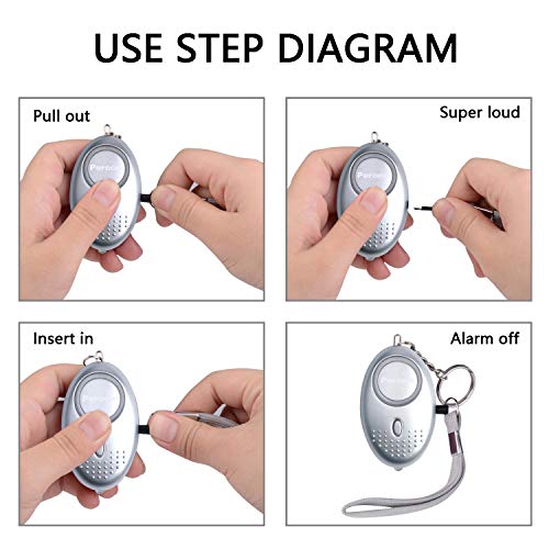 4 Safesound+Personal+Keychain+Emergency+Self+Defense