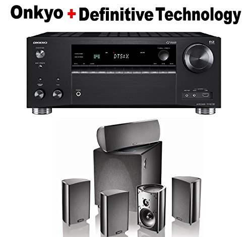 Onkyo-Rz-Series-Audio-Video-Component-Receiver-Black-TX-RZ720-Definitive-Technology-ProCinema-600-51-Home-Theater-Speaker-System-Bundle