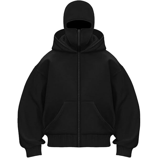 即完売 beeden B LOGO BALACLAVA ZIP UP TOPS Men's Balaclava Zip Hoodie, Half Zip Balaclava Hoodie, Balaclava