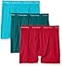 Calvin Klein Men's Underwear Cotton Classics Boxer Briefs (Pack of 3), Dresden Blue/sea Green/Amaranth, Medium