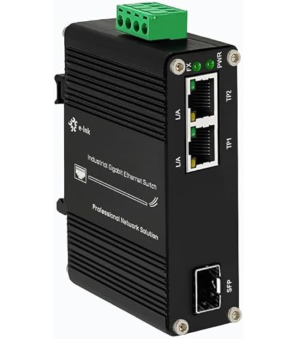 UL Listed SLLEA 12V 2A AC/DC Power Adapter For Gigabit Ethernet SFP Media Converters - 5FT Cable - View #3