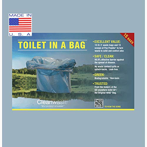 Cleanwaste Toilet in a Bag-30/Pack (D430W30)