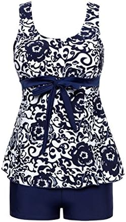 iRachel Womens One Piece Swimwear Elegant Swimdress Swimsuits Plus Size