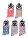 EBMORE Womens Wool Socks Thermal Hiking Winter Boot Warm Thick Cozy Crew Comfy Work Socks for Ladies 5 Pairs(Heart B)