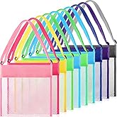 Frienda 15 Pack Mesh Beach Tote Bag, Seashell Bags, Bag Toys Organizer for Holding Beach Children' Toys Market Picnic(Classic Style)