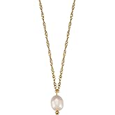 16 +2'' inches 18k Freshwater Pearl Bridal Necklace • Dainty Gift For Her • Tarnish Free Waterproof Chains
