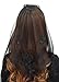 Vertex Style PBOX Anna Veils Chapel Catholic Church Mass Veil Spanish Lace Mantilla - Black Adonis