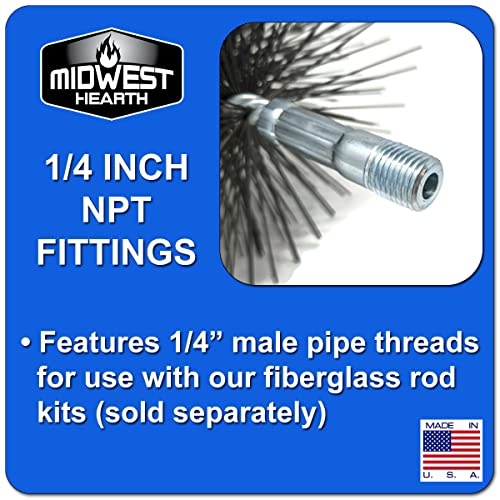 Midwest Hearth Wire Chimney Cleaning Brush (6Inch Round) Pricepulse