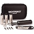 Nightforce Scope Mounting Tool Kit with 2-10 in lb Driver, Handle and 25, 68 and 100 in lb Torque Tools