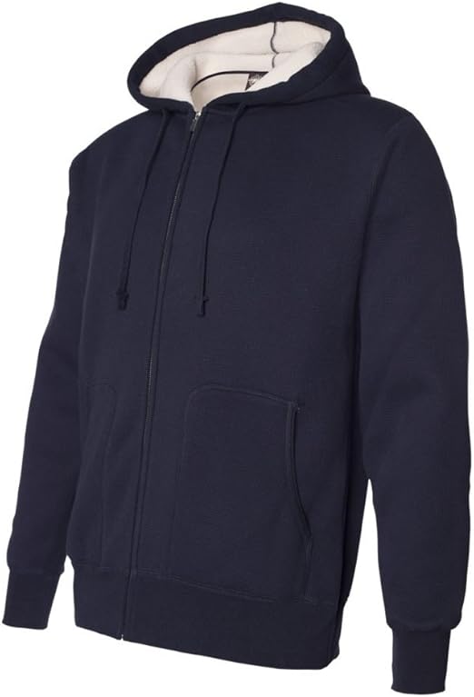 Essentials Hoodie For Men, Sherpa-Lined Full-Zip Fleece - View #11