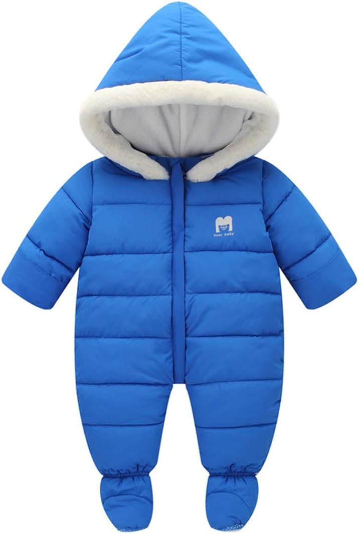 Fast Shipping Ohrwurm Unisex Baby Snow Suit Winter Zip Up Long Sleeve Footies One Piece Jumpsuit Clothing 100 Fit Guarantee Sonoritaaparelhosauditivos Com Br
