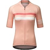 Santic Women's Cycling Jersey Long Sleeve Bike Jersey Biking Shirts Bicycle Tops with Three Pockets