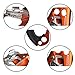 WILDKEN Climbing Hand Ascender Outdoor Mountaineering Tree Arborist Climbing Rappelling Equip Hand Ascender for 8-12MM Rope Left Right Hand Ascender