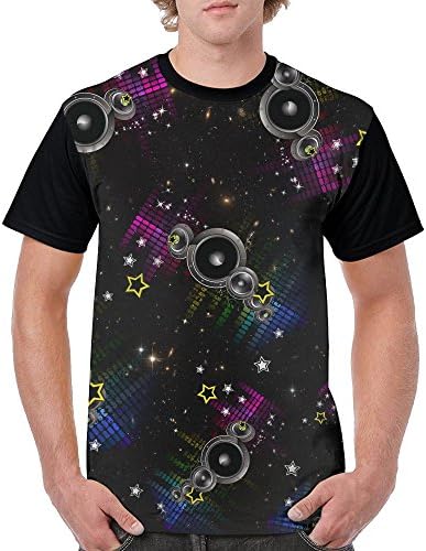 Sound Activated Led Lover Men Fashion Tees 3D Print Short Sleeve Raglan Baseball Shirts