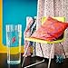 IKEA LAPPLJUNG Pair of Curtains, 2 panels, white / red, NEW