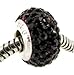 Queenberry Sterling Silve Simulated Birthstone Round Crystal Bead European Style Bead Charm