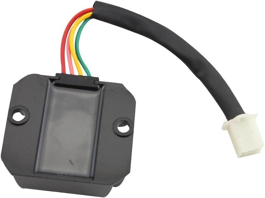 GOOFIT 4 Wire 12V Voltage Regulator Replacement for CG Go Kart Moped and Scooter 125cc 200cc 250cc and GY6 50cc 60cc 80cc 125cc 150cc ATV Dirt Bike - Image 3